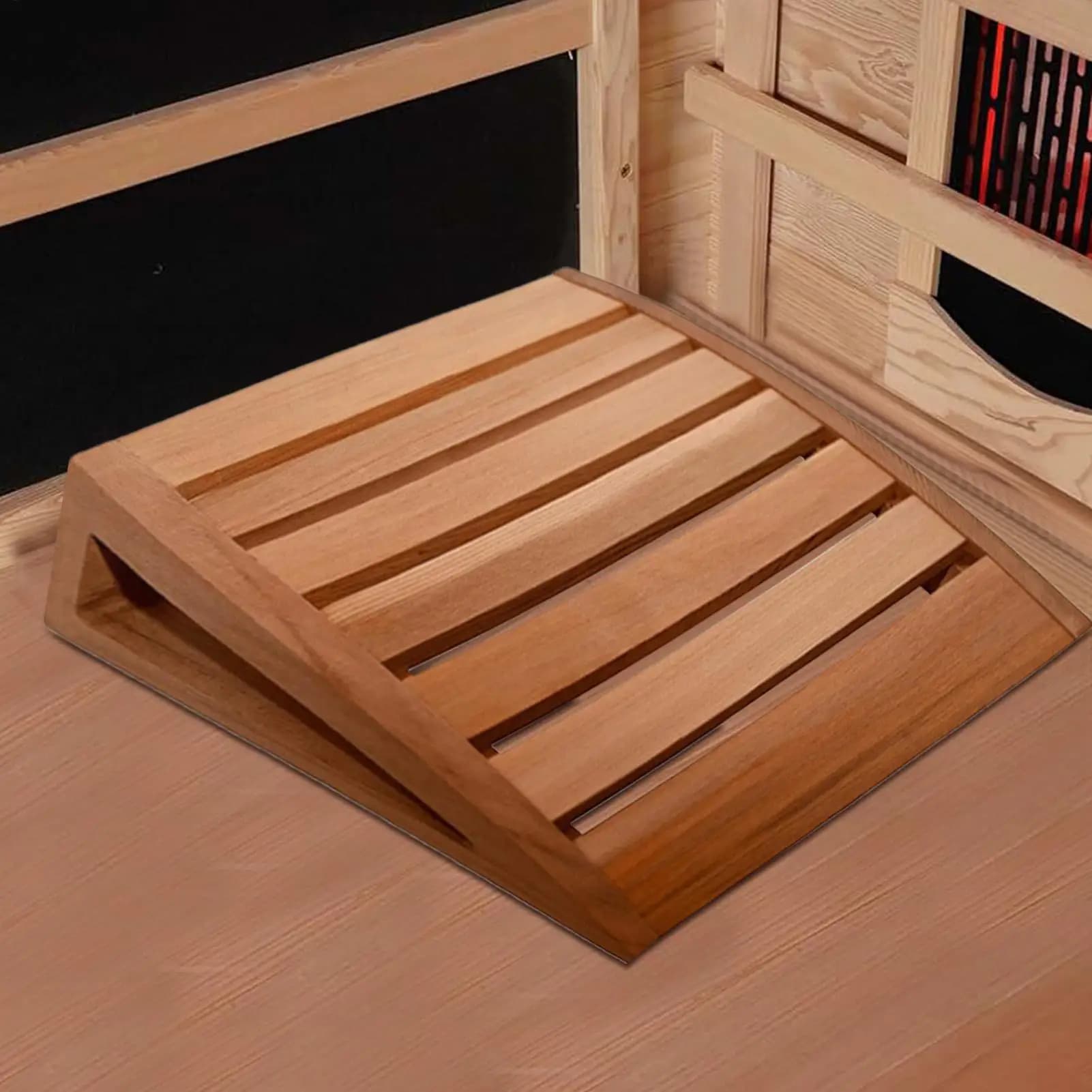 Poggiatesta per cuscino per sauna Cuscino per schienale per poggiatesta per sauna traspirante antiscivolo in legno naturale per la stanza di casa Riposo commerciale Rilassante