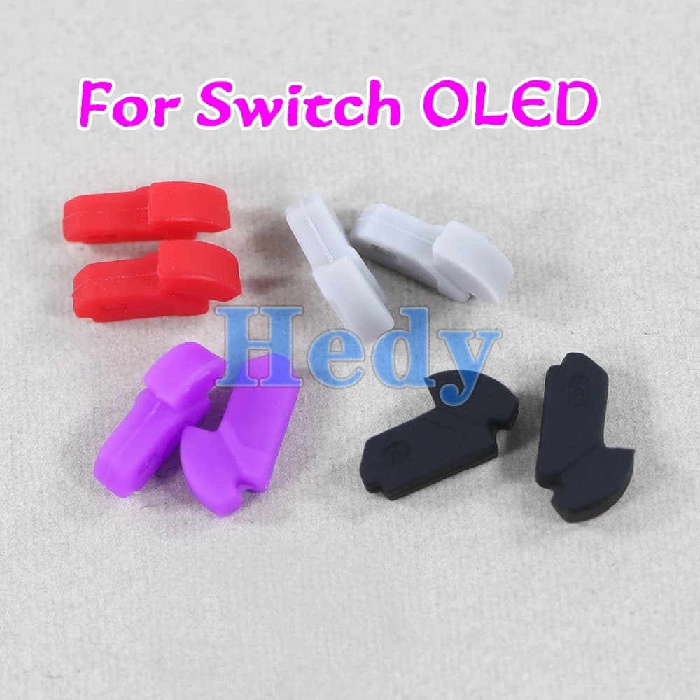 2set per Switch OLED cuscinetti antiscivolo per Nintendo Switch OLED accessori per giochi in gomma antiscivolo sostituzione di riparazione