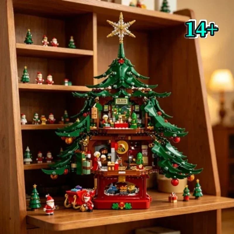 Bandai Innovative 41843 Family Tree Bricks Construction Toy Unique Design for Family Fun Collection compatible with LEGO bricks