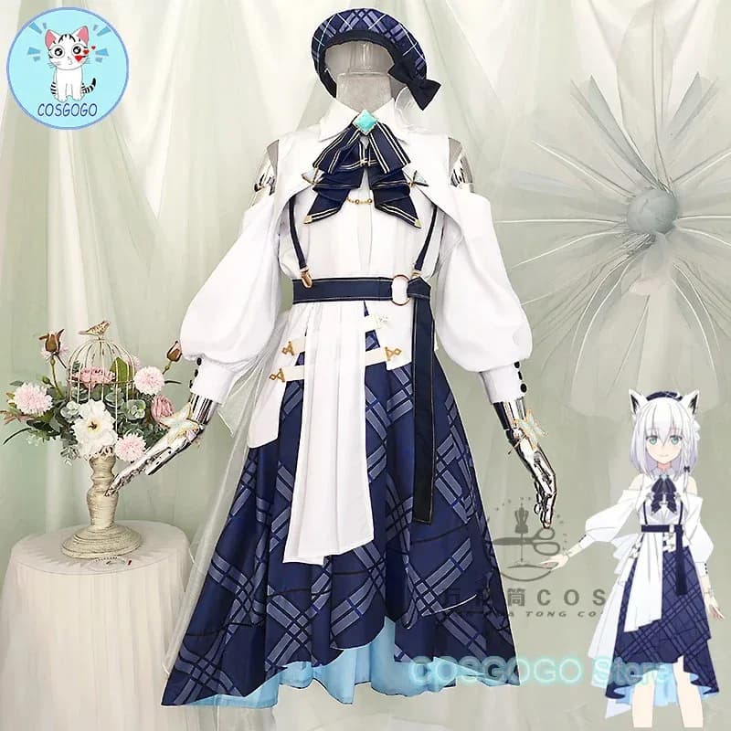 2025 Vtuber Hololive Blue Journey Costume Cosplay Abiti di Halloween Abito da donna Uniforme della squadra;2'k,8;c'