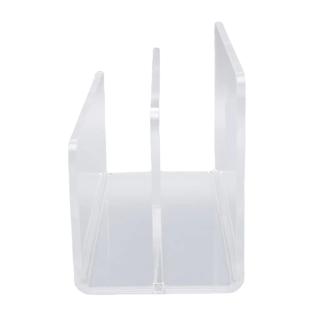 Clear Transparent Mail Sorter Acrylic 17.5x7.5x9.5cm Mail File Organizer Envelope Folder Rack Desk Storage