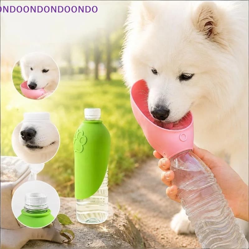 Portable Cat Outdoor Drinking Cup BPA Free Silicone Foldable Leakproof Water Bowl for Pet Camping Walking