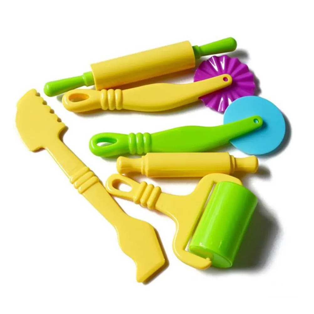 32Pcs Bright Color Clay Tools Kit for Kids Creative Arts Crafts Dough Modeling Play Learning Development Fine Motor Skills Tool