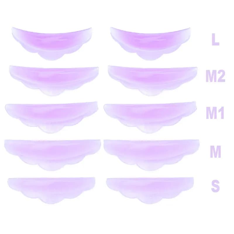 5 pairs Eyelash Lift Kit Pads for Lamination in Silicone Wands for permanent eyelashes reusable accessories for extension hanger 3D makeup tools