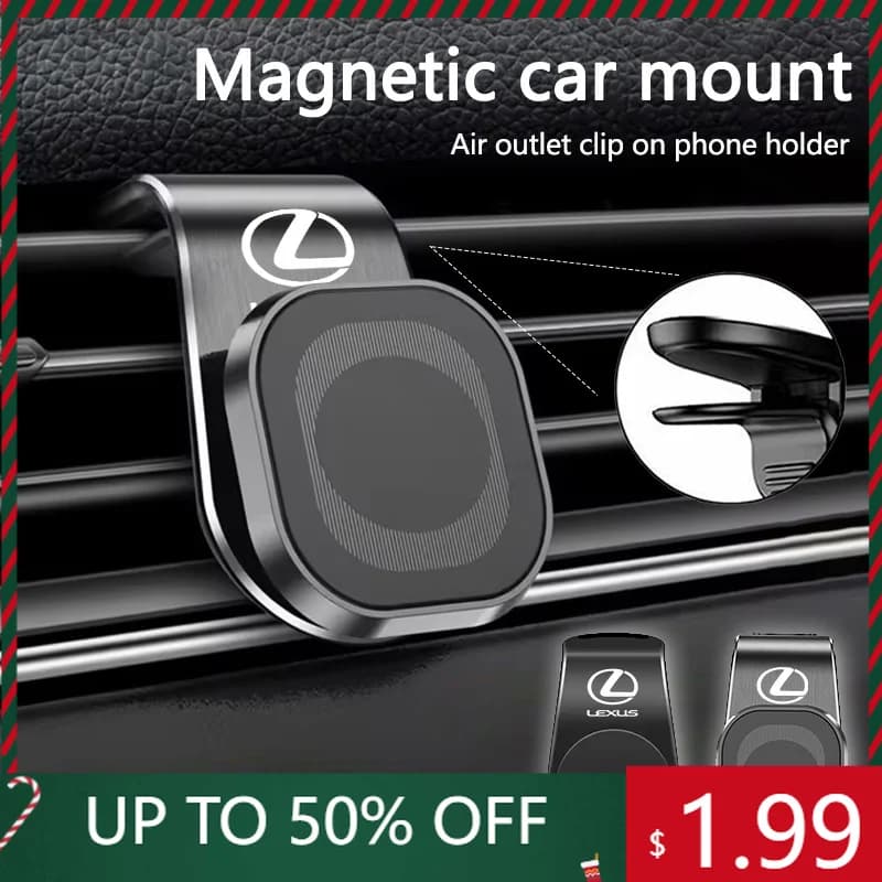 Supporto Magnetico per Telefono da Auto, Adesivo per Bocchetta dell'Aria, Staffa GPS per Lexus RX330 IS250 CT200h ES300h RX350 IS300h NX300