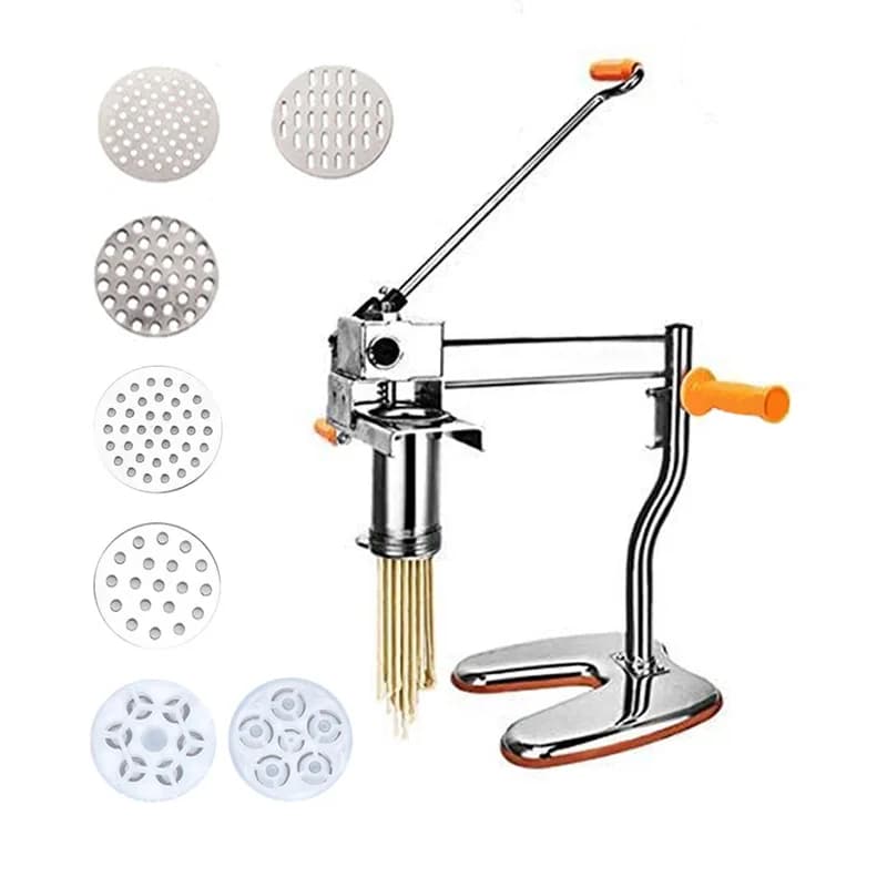 Macchina per pasta manuale in acciaio inossidabile Macchina per noodle commerciale con pressa manuale