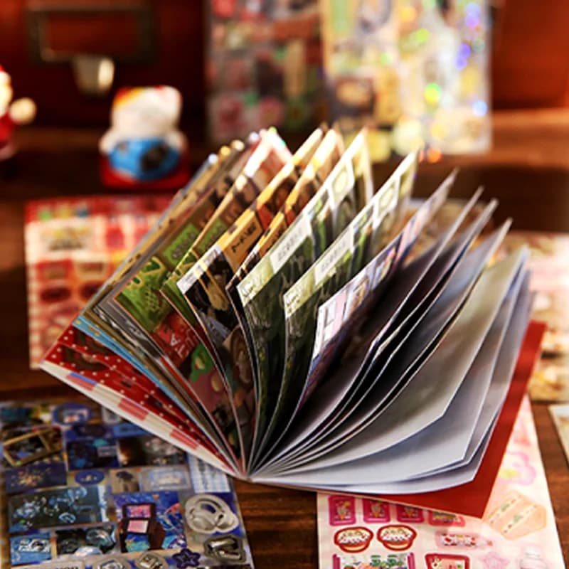 Mr Paper 60pcs Millenium dream book series sticker book INS style for handbook collage notebook office stationery back-to-school