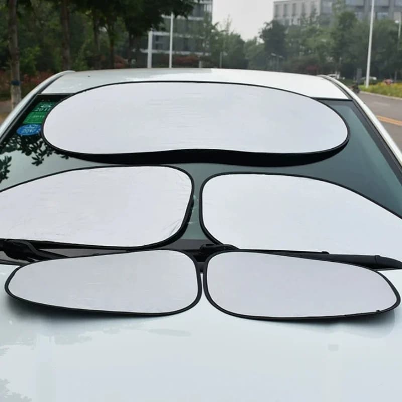 Parasole per Finestrini Auto, Protezione UV Pieghevole per Parabrezza, Accessori per Auto