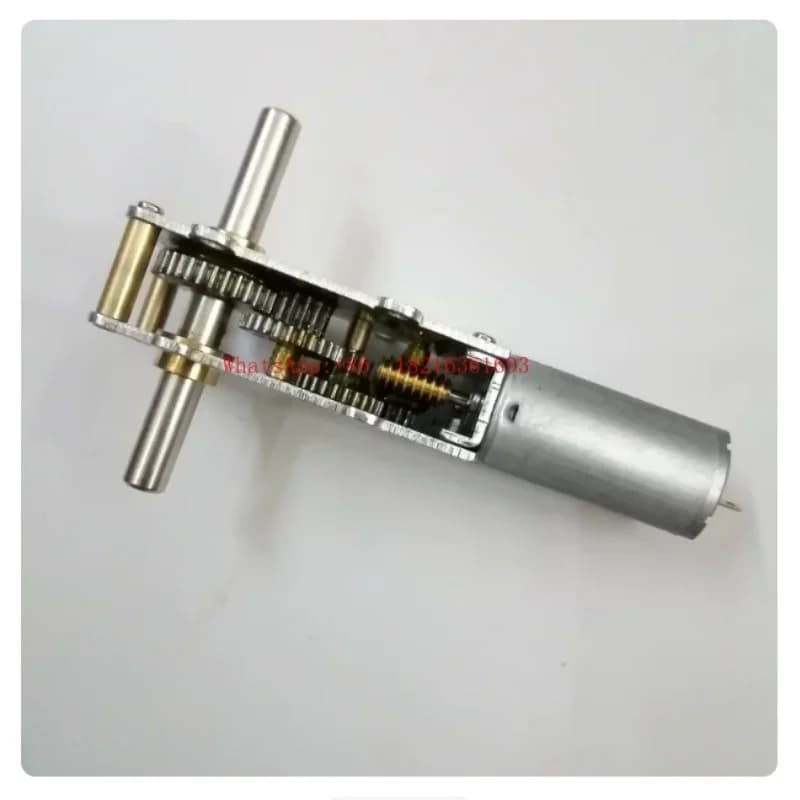 Motore a vite senza fine WGF180-55, per tende elettriche, modelli di videogiochi, motore con doppio albero