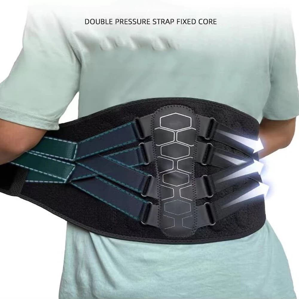 Tutore lombare per alleviare il dolore inferiore - Cintura di supporto per colonna vertebrale bionica per sciatica, ernia del disco - Uomini e donne
