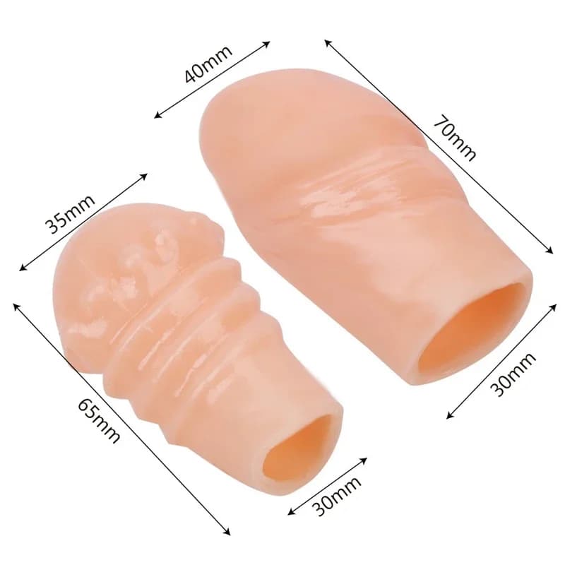 Silicone Riutilizzabile Prepuzio Glande Manica Ingrandimento Estensore Del Pene Giocattoli Del Sesso per Gli Uomini Maschile Ritardo Eiaculazione Anello Del Pene Anelli Del Rubinetto