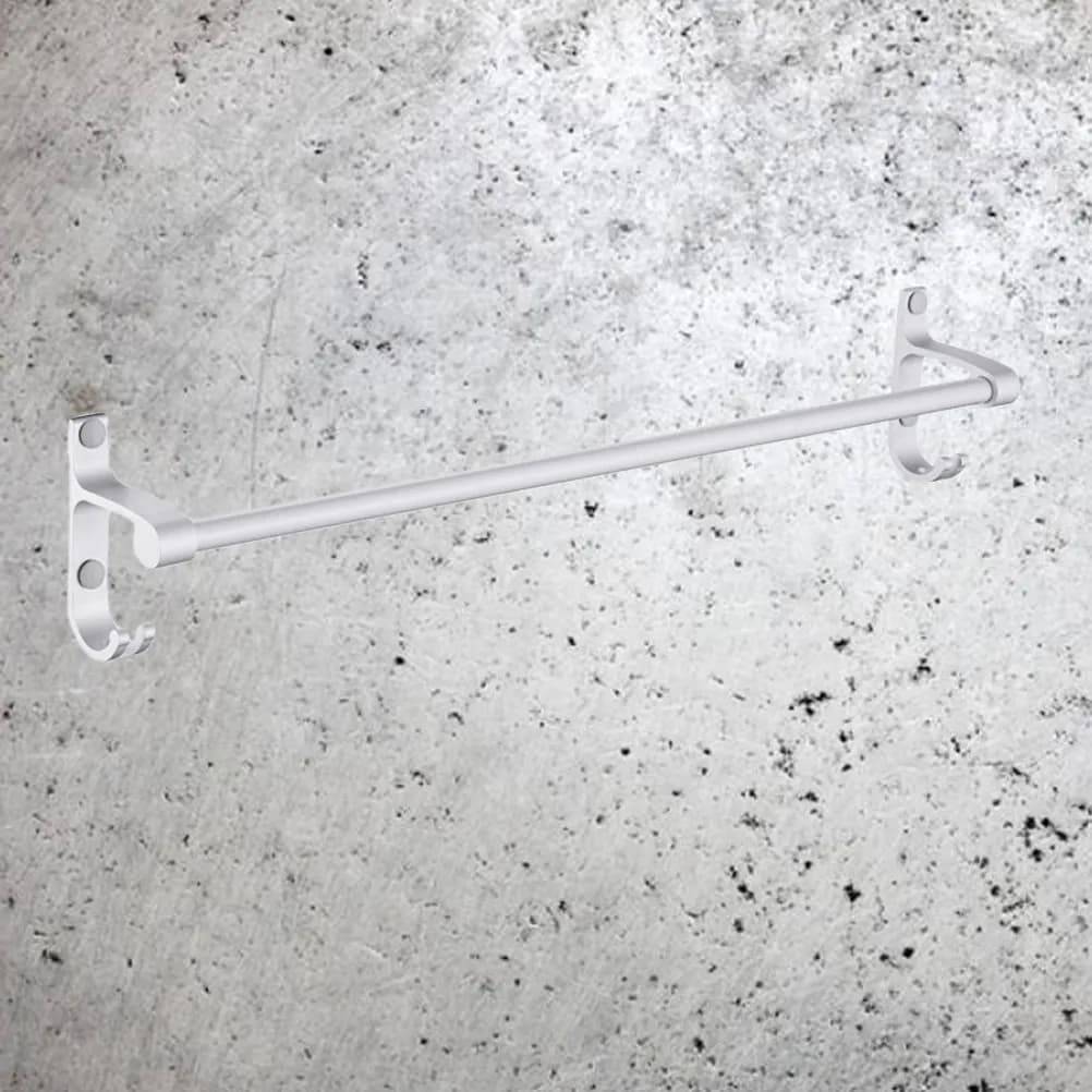Portasciugamani in Lega di Alluminio da 48 Cm, Design Elegante, Superficie Liscia, Facile Installazione, Resistente alla Ruggine per Bagno e Cucina