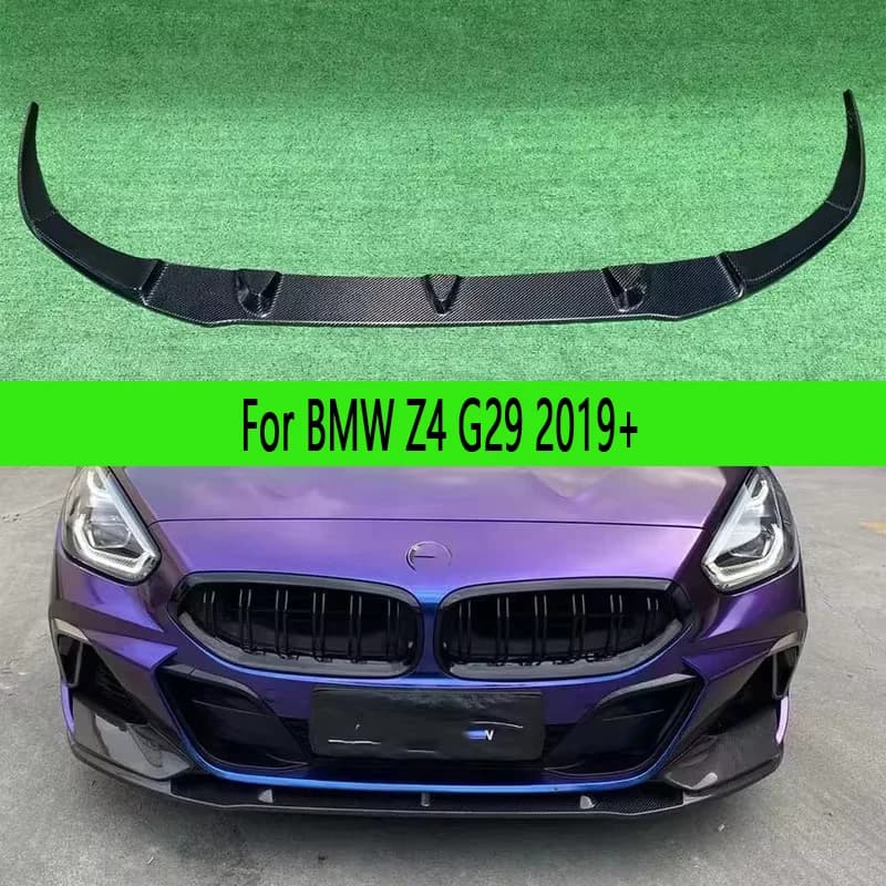 Spoiler Anteriore in Fibra di Carbonio per BMW Z4 G29 2019+, Diffusore Paraurti Anteriore, Accessori Auto
