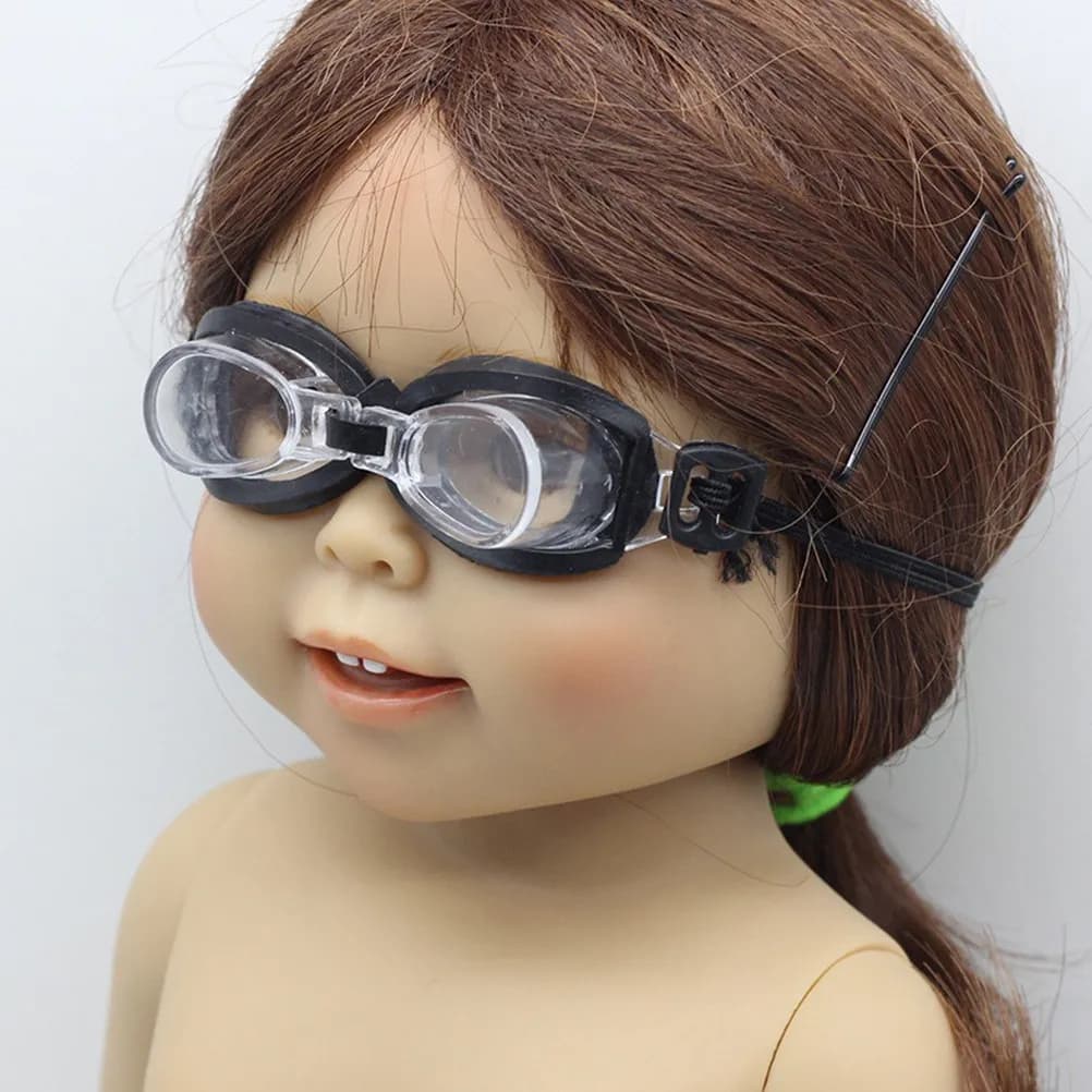 Mini 4-piece swim glasses for cute accessories, light design, perfect for photography, leisure gift ideas, small