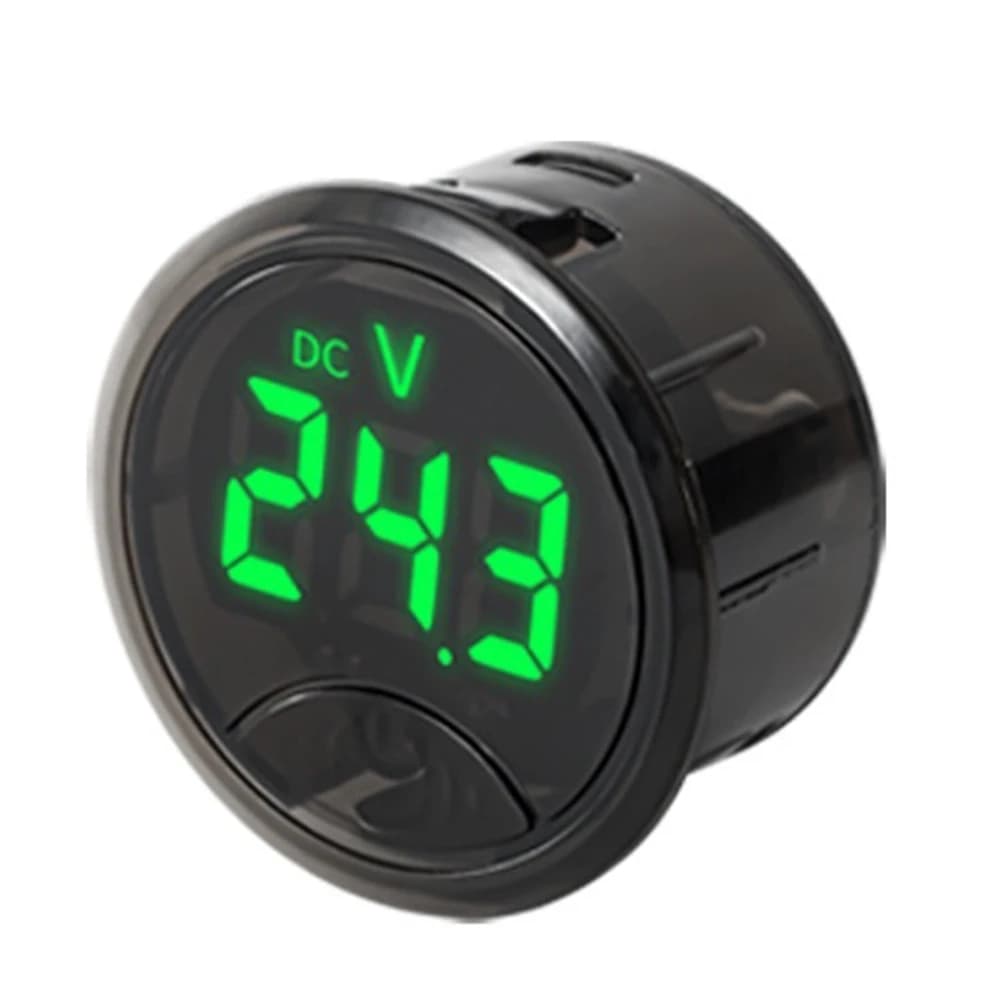 Voltmetro Digitale DC 7-100V con Allarme di Bassa Tensione Regolabile e Controllo Touch per Veicoli e Attrezzature