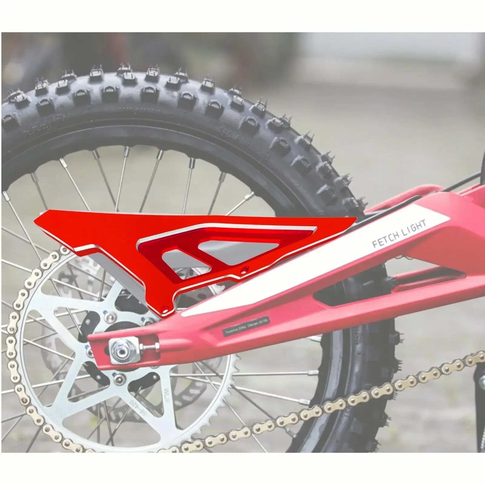 Protezione per Tallone e Copricatena CNC per Moto Elettriche Sur-Ron Light Bee X Segway X160 X260 - Ricambi