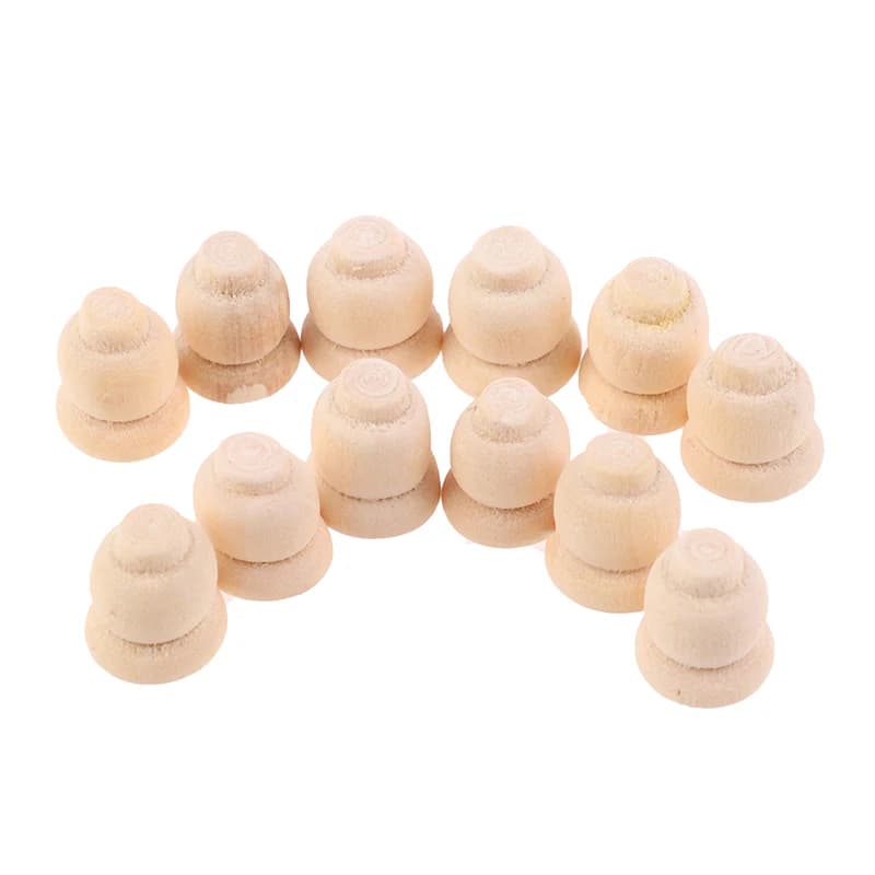 Nuovo Set di 12 Piedini per Divano in Miniatura 1:12, Accessori Fai-da-Te per Mobili da Casa delle Bambole