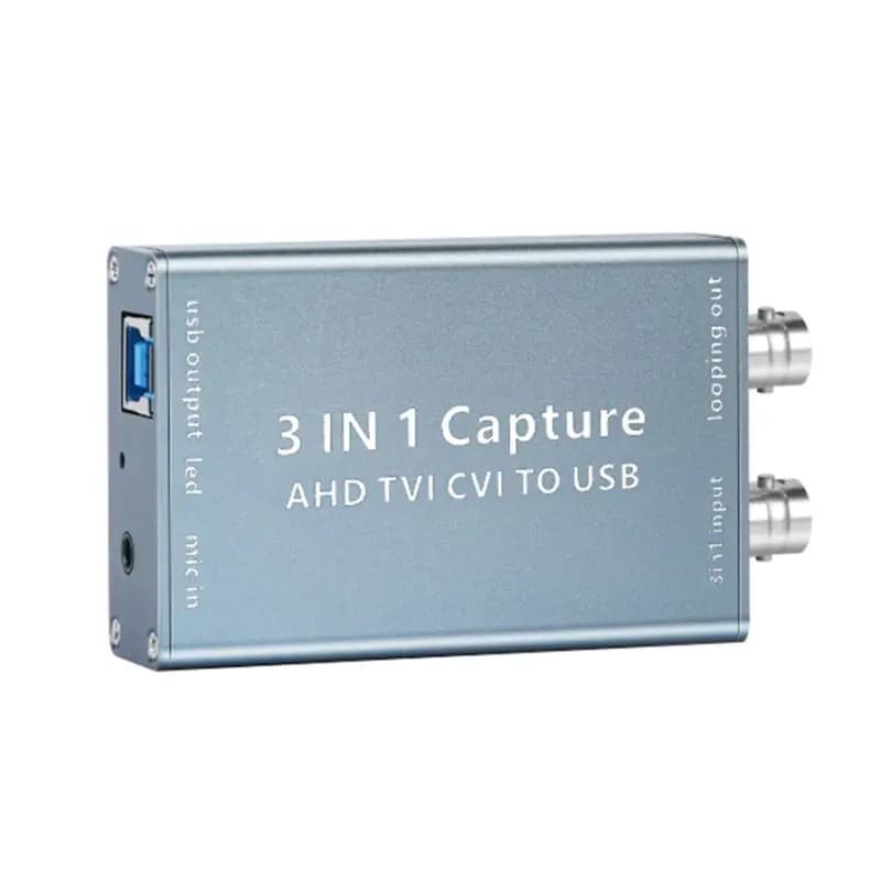 Scheda di acquisizione video ASMA-AHD TVI CVI a USB 3.0, scheda video 1080P 60Fps per registrazione video, dispositivo per streaming live TVI CVI.