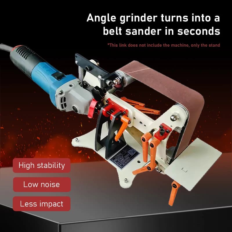 Multifunctional Stand for Industrial Grade Small Belt Sander Knives Open Edge Grinding Polishing Angle Grinder