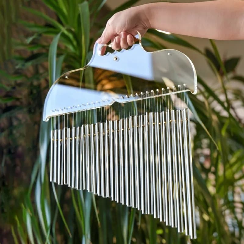 Meditation 28 Tone Chimes Vertical Sound Bundle Yoga Relax Healing Wind Chimes with Bag Professional Percussion Instruments