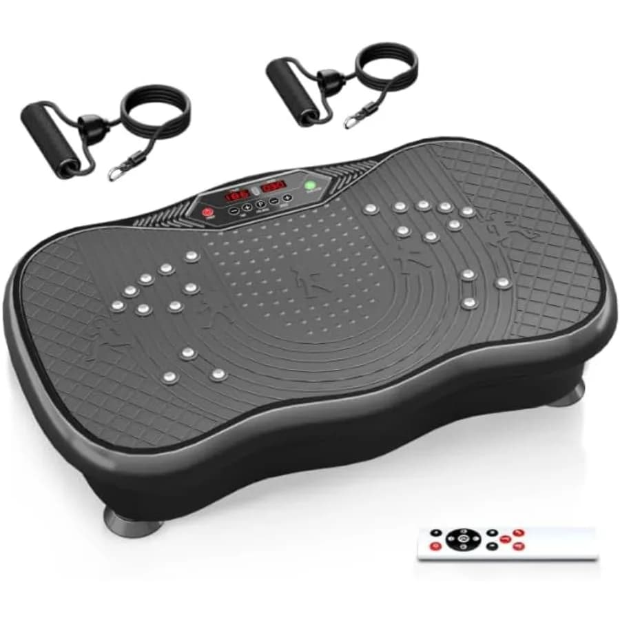 Exercise Machine with Vibration Plate Vibration Plate for Lymphatic Drainage Vibrating Platform For All Body Portable Home for Weight L