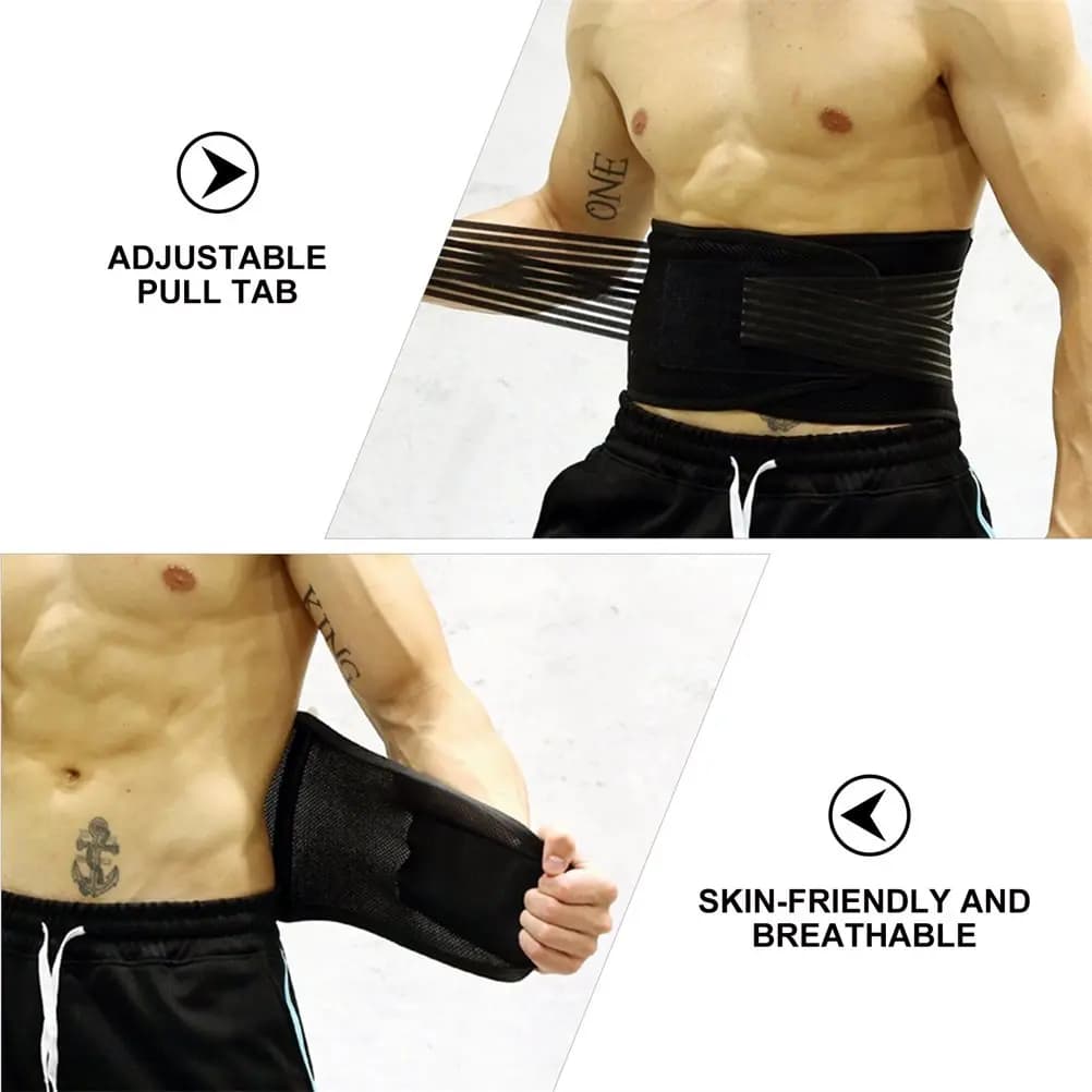 Lombare Premium Support Belt Adjustable for Running and Fitness, Lombare Pain Lift, Abdominal Compression Fort, Breathable for Exercises