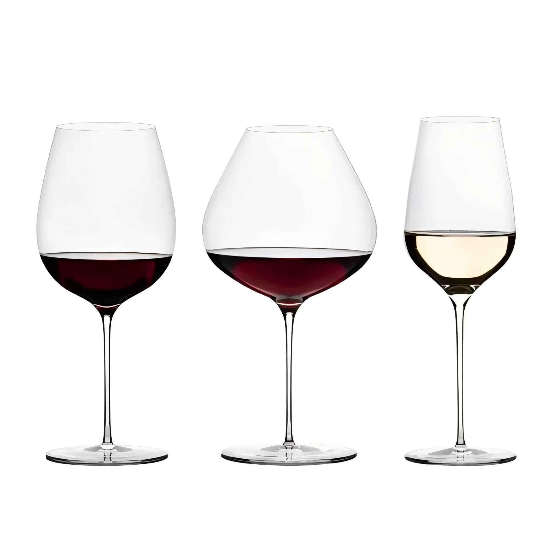 1PCS Burgundy Bordeaux Style Upscale Banquet Party Wine Glass Extremely Thin Masterly Craft Perfect Flawless Classics Goble