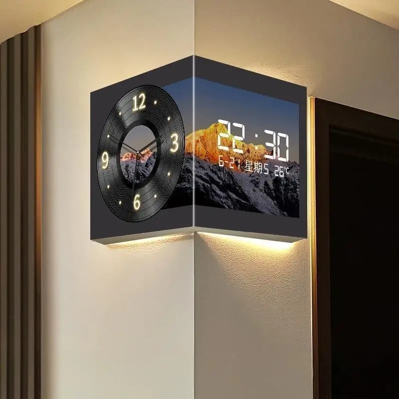 Modern and Luxury Design Digital Wall Clock for Living Room, Nordic Decoration for Home and Bathroom