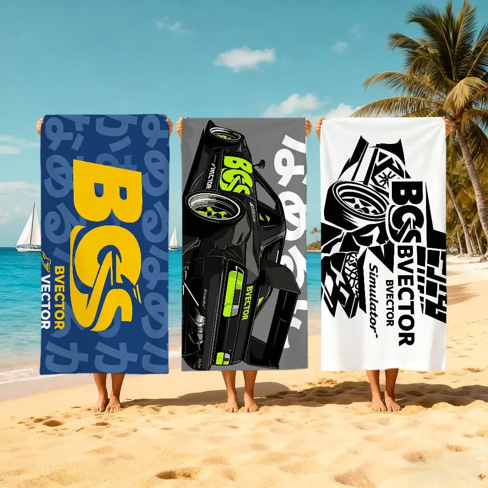 Asciugamano con logo auto, morbido e ad asciugatura rapida, ideale per spiaggia, piscina, viaggi, palestra, doccia, campeggio e sport