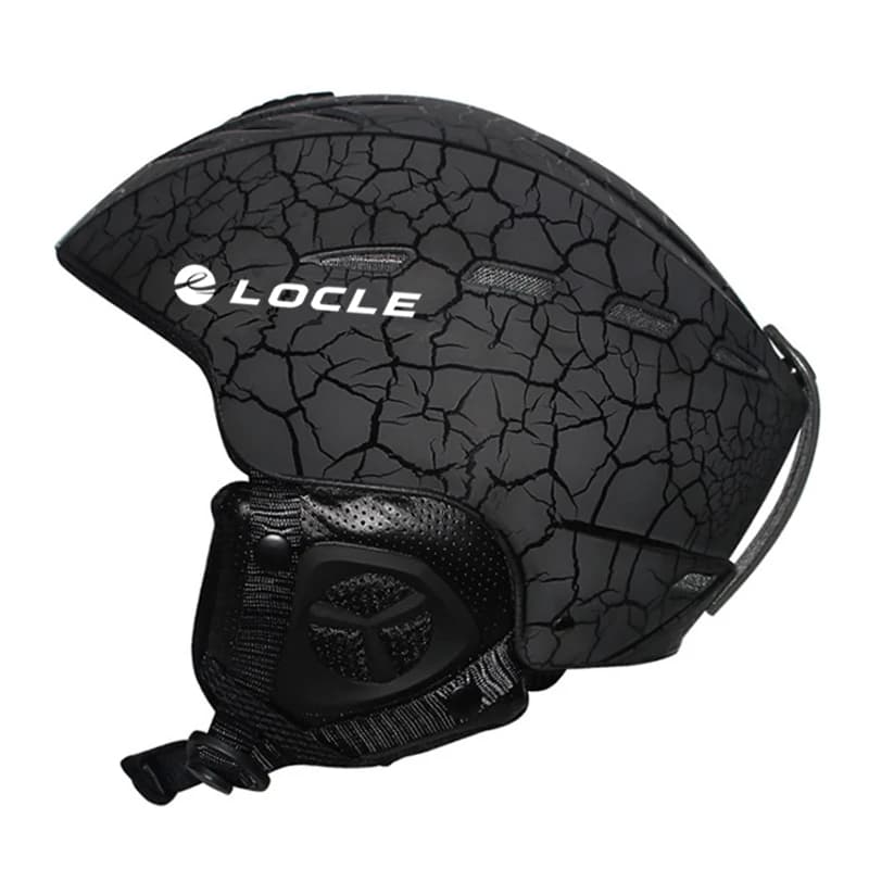 LOCLE Casco da sci professionale Uomo Donna Bambini Casco da sci Pattinaggio su neve Snowboard Motoslitta Casco da skateboard Taglia 52-61 cm