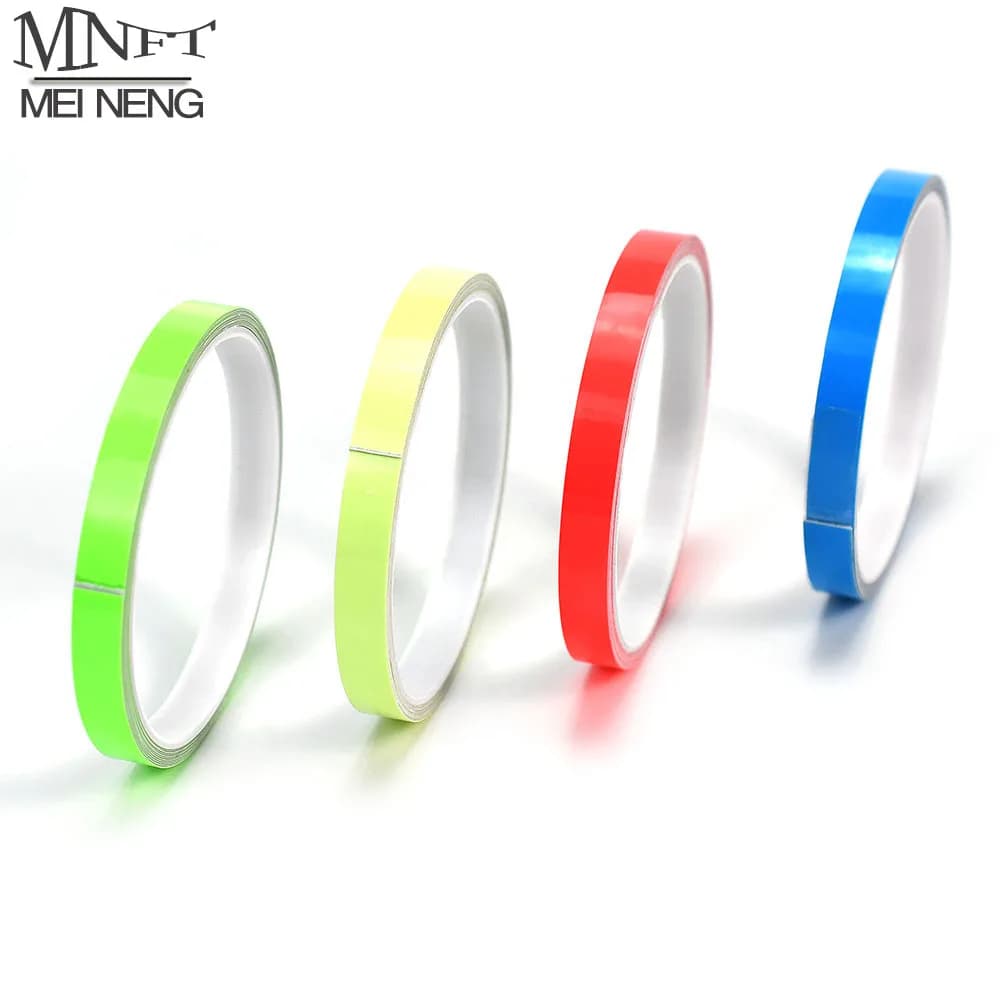 Self-adhesive PET Light Tape Lighting In The Dark Decorative Stickers For Stagescenes Fluorescent Tape Warning Tool for Fishing Rod