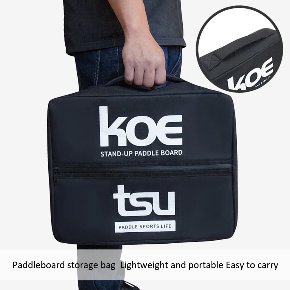 Borsa portaoggetti portatile con cerniera sigillata per tavola da stand up paddle, leggera, per alimenti, con fibbia di fissaggio, attrezzatura da surf
