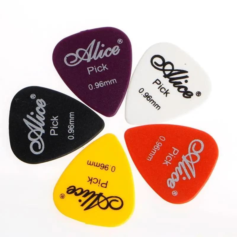 31BE 5 Plettri Per Chitarra Plettro Plec Elettrici Acustici Colori Assortiti