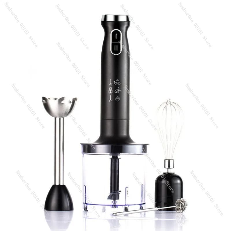 Frullatore Elettrico Portatile 800W, Set Frullatore Domestico, Sbattitore per Crema con Accessori Multipli per Pasticceria