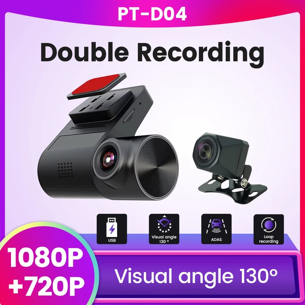 MEKEDE Night Vision il nuovo videoregistratore per auto rileva i veicoli in anticipo 1080P ADAS Assisted Driving Dual Lens Video anteriore e interno
