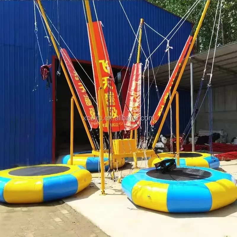 Bungee Jumping and Slinging Four in One for Children and Adults, Wholesale Price for Indoor and Outdoor Fitness