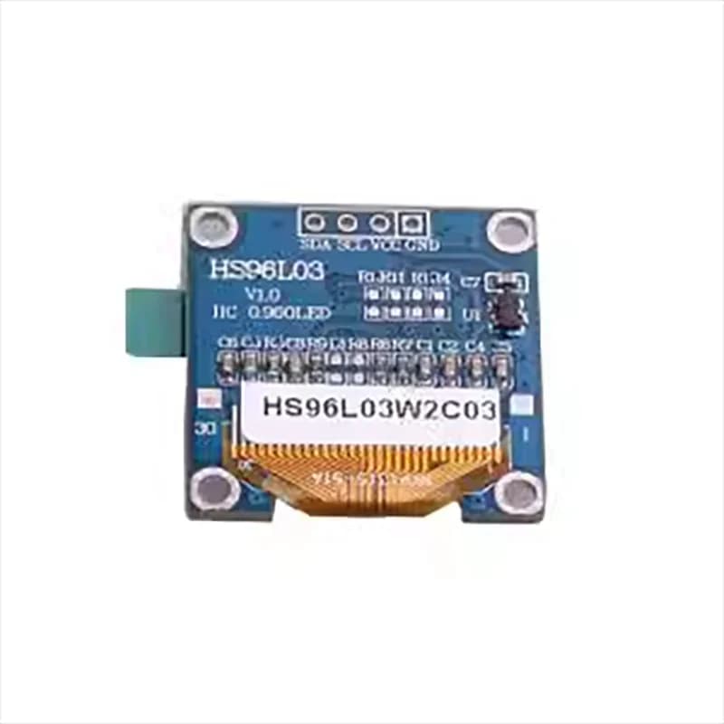 HS96L03W2C03 OLED Display Module from 0.66 inch I2C interface to narrow white light for Arduino Raspberry Pi