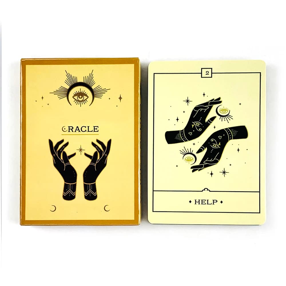 Nuove carte Oracle A 42 Mazzo Visioni inglesi Edizione divinazione Giochi Borad, Giochi di carte per riunioni di il tempo libero in famiglia