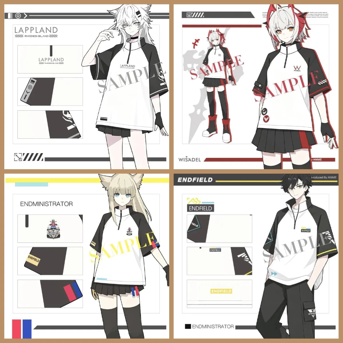 Arknights Operator Lappland W Terminal Supervisor Anime Student T Shirt Summer T-Shirt Casual Crew Neck Short Sleeve Tees