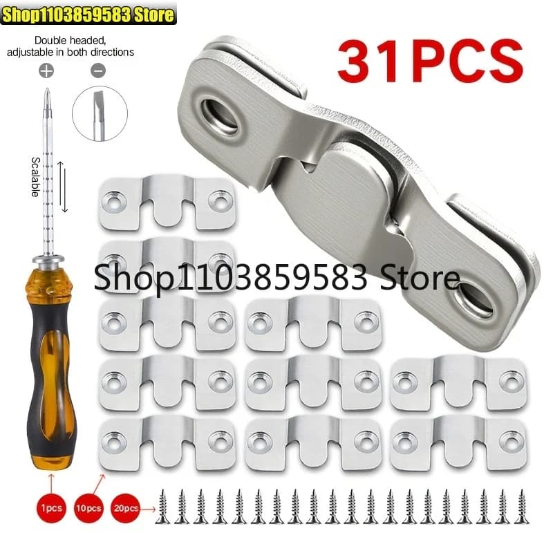 Stainless Steel Mountain Shaped Buckle Connector, Mountain Shaped Buckle Picture Frame, Mirror Frame Hanging Piece Hanging Code