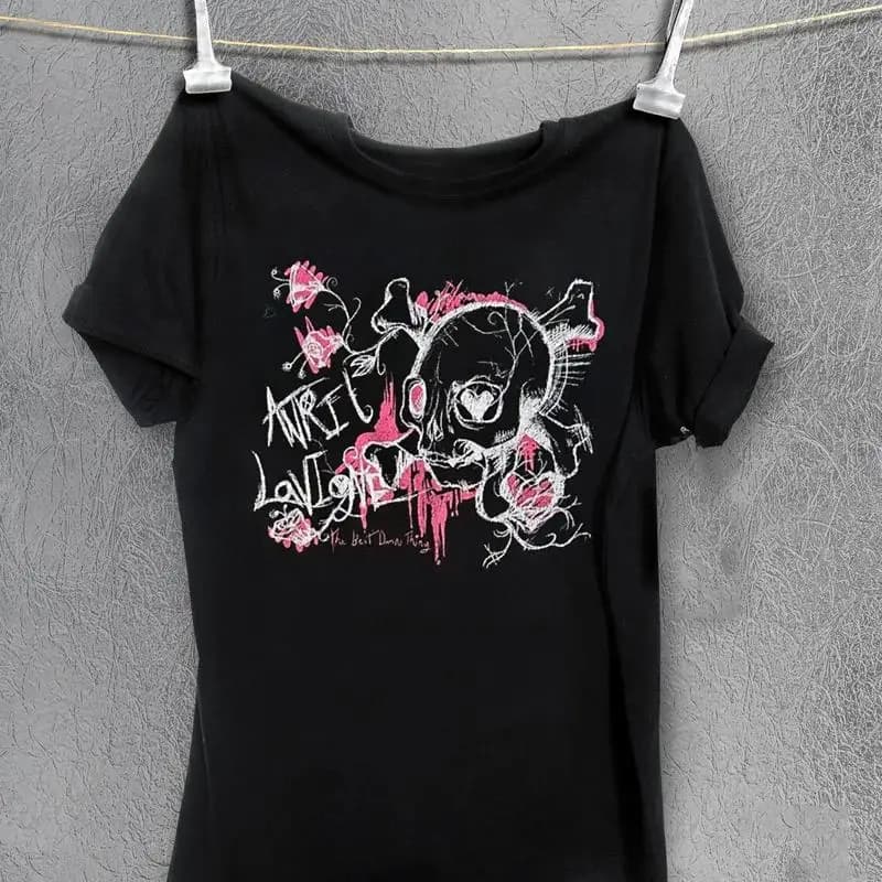 Avril Lavigne The Best Damn Thing Maglietta corta in cotone