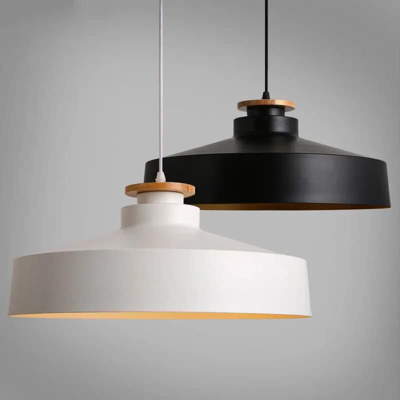 Lampade nordiche semplice e moderno Hotel caffetteria commerciale singola testa americana retrò industriale vento ristorante lampada lampadario