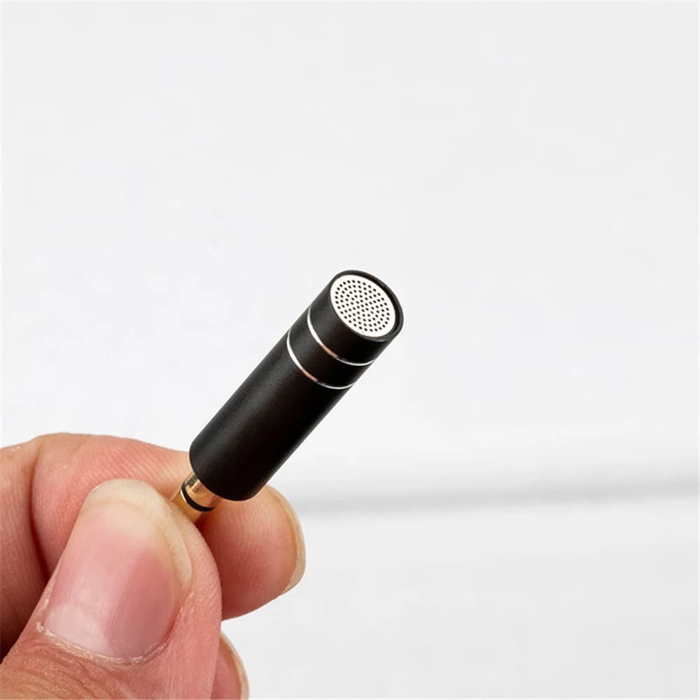 Mini Portable Microphone Jack 3.5mm Aux 4 Pole/ 3 Pole Karaoke Mic For Recorder Mobile Phone Smart Phone Computer Laptop