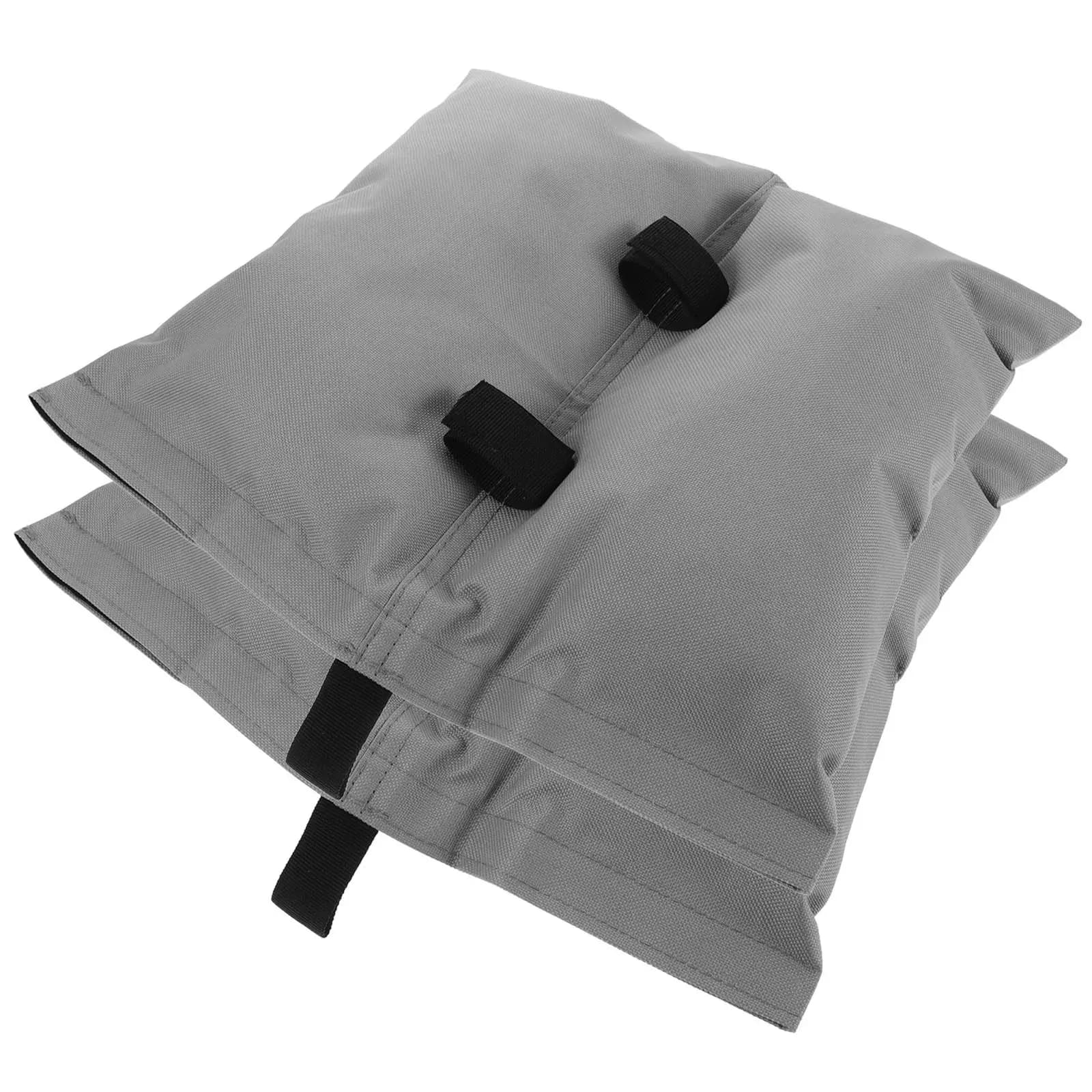 2Pcs Versatile Portable Tent Weights Bag Oxford Cloth Fillable with Sand Stones Earth for Canopy Patio Outdoor Camping Stability