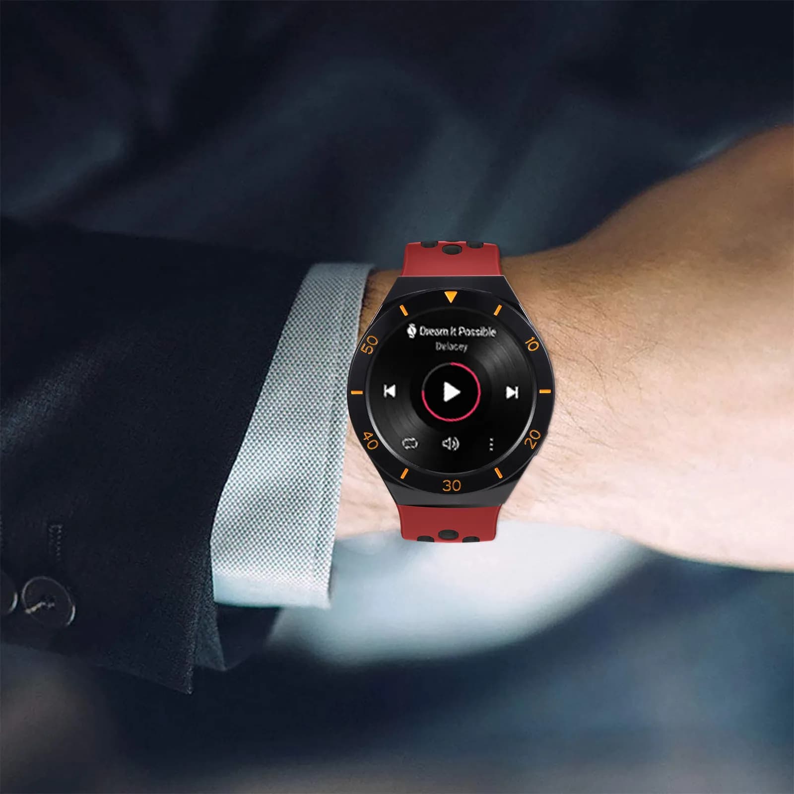 1 pezzo di custodia protettiva per orologio in PC, leggera e resistente all'usura, compatibile con smartwatch, antiurto.