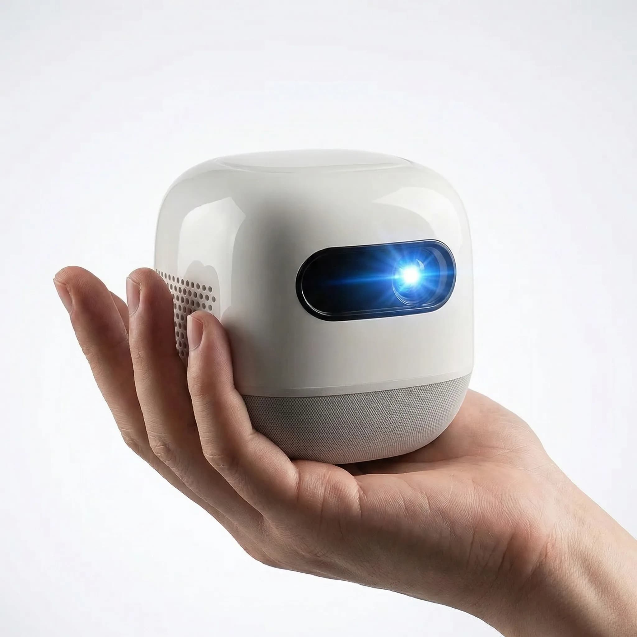 Nuovissimo Proiettore DLP Tascabile M2 Smart Android 13.0 Mini Cube LED 4K con Batteria Ricaricabile Integrata