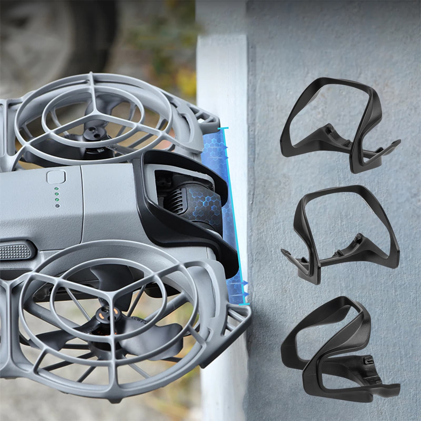 Protezione paraurti giunto cardanico e protezione obiettivo fotocamera per accessori drone DJI NEO 2