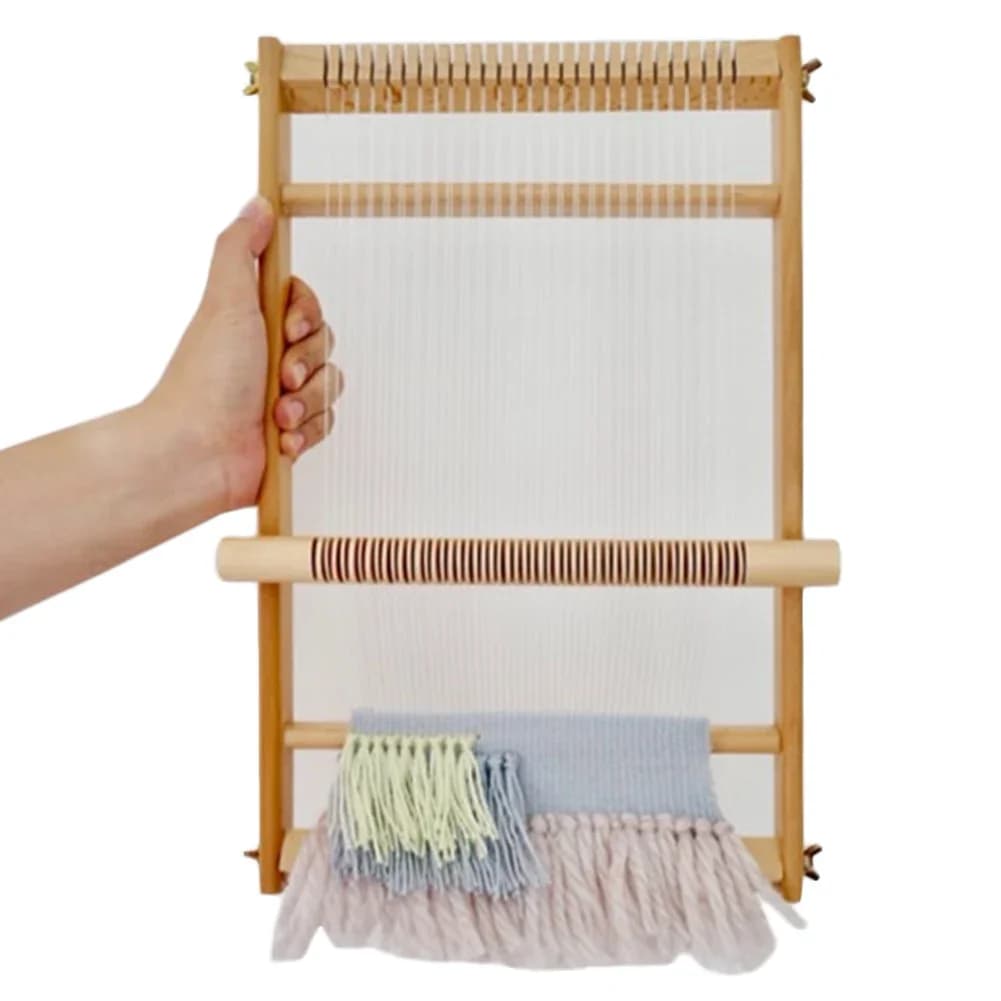 DIY Weaving Loom Wooden Knitting Machine Weaving Frame Wool Weaving Handcraft Household Wooden Knitting Tools Hand Looms Kit