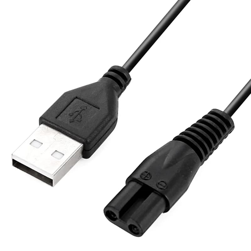 Charger cable compatible with Meridian Grooming Electric Razor Trimmer Replacement charging cable power adapter