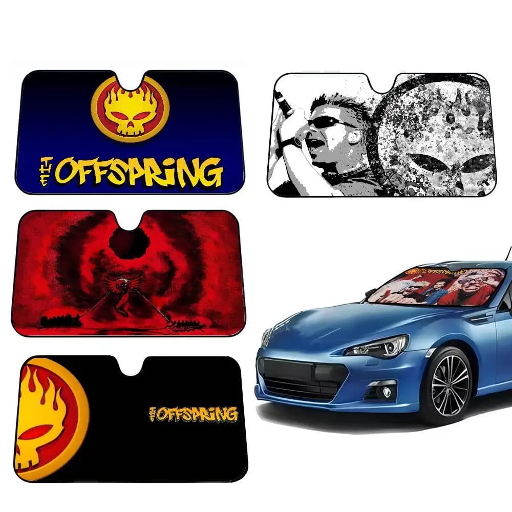 Pop Punk Band T-The OffspringS Parasole per parabrezza Copertura per parabrezza Parasole per auto Protezione solare per auto